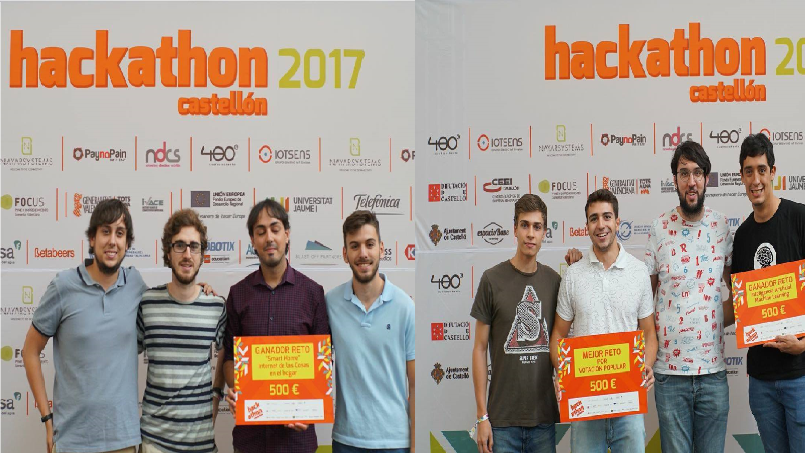 Imagen de Triplete de makers en el Hackathon Castellón. Una buena forma de inaugurar el curso.